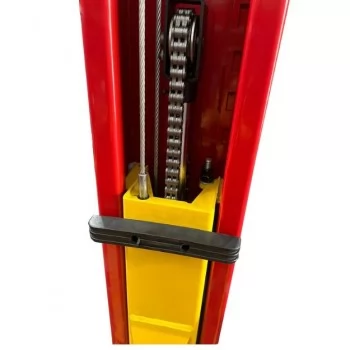 ELEVADOR AUTOMOTIVO ELETRO HIDRÁULICO 3 TONELADAS SEM BASE VERMELHO